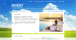 Desktop Screenshot of invent-europe.com