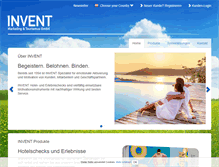 Tablet Screenshot of invent-europe.com